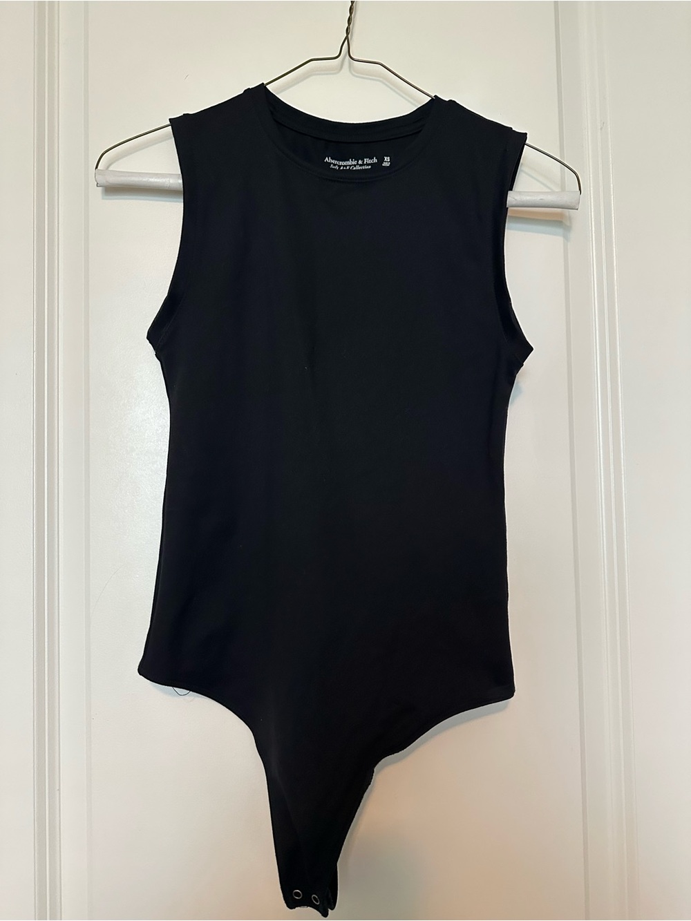 Abercrombie & Fitch Black Sleeveless Bodysuit